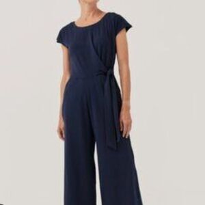 Pact Classic Navy Jumpsuit